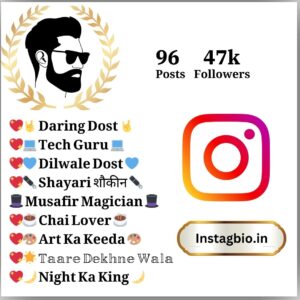 best instagram bio for boys