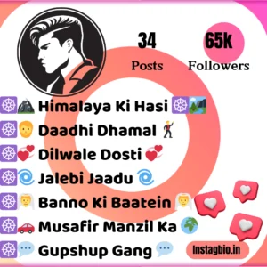 Cool Hindi Bio For Instagram