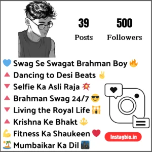 Instagram Bio For Brahman Boys