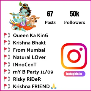 Instagram Bio For Krishna Bhak