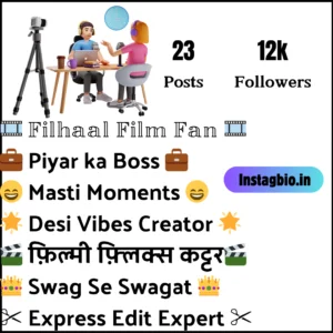 Instagram Bio For Short Video Creators