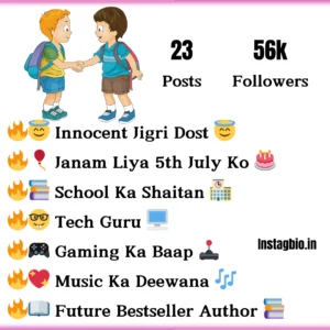 Instagram Bio For Students & School Boys