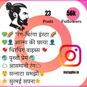 Instagram Bio In Hindi 2024
