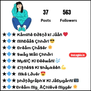 Instagram Bio Stylish Font For Girls