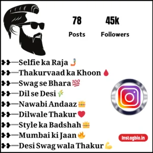 Royal Thakur Bio For Instagram
