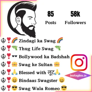 Swag Bio For Instagram For Boys
