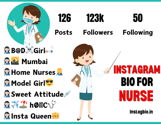 instagram bio for nurse instagbio.in