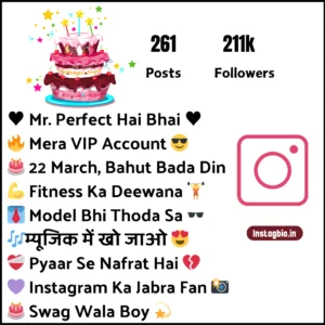 Instagram Birthday Bio For Boys