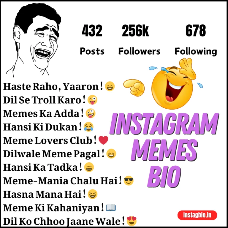 Instagram Memes Bio instagbio.in