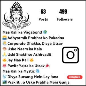 Jay Maa Kali Instagram Bio