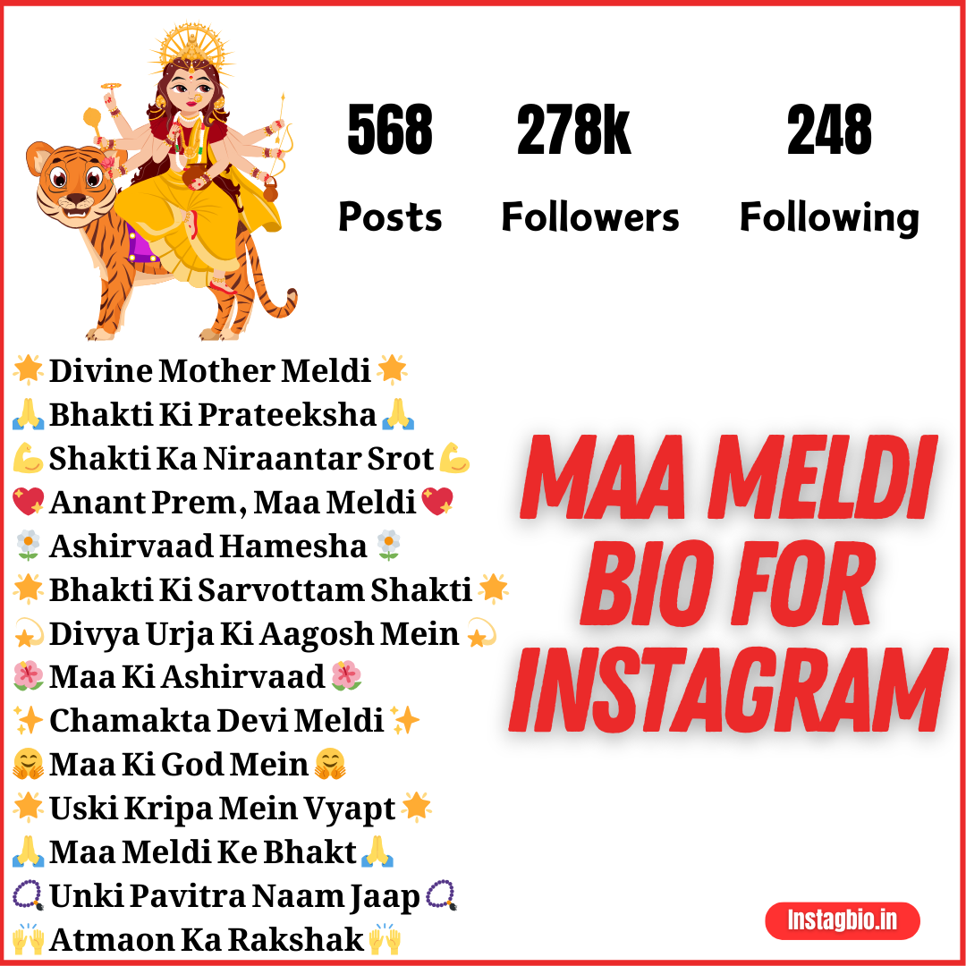 Maa Meldi Bio For Instagram Instagbio.in